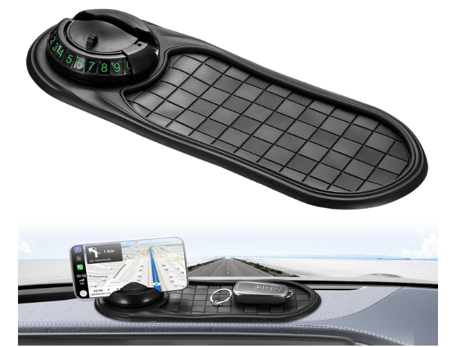 Car Non-Slip Mats With Number Plate