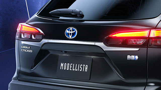 Corolla Cross ZVG11 Modellista Back Door Garnish (Chrome)