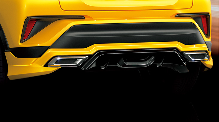 C-HR(ZYX11,NGX10,NGX50) Modellista Rear Skirt (BOOST IMPULSE STYLE) (2019-)