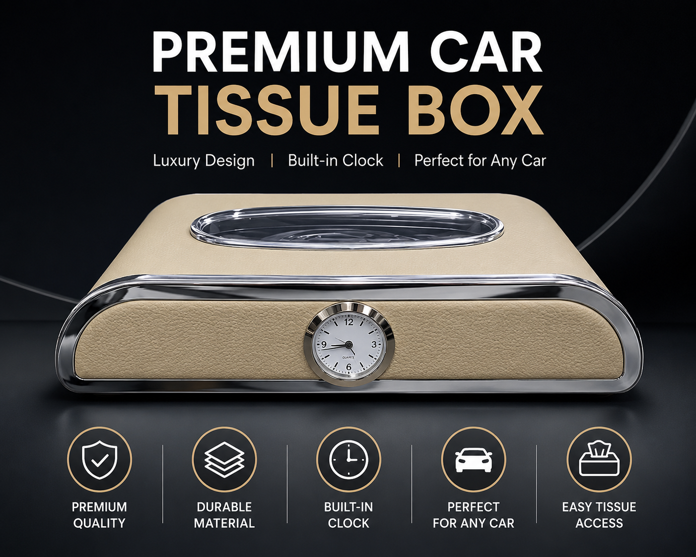 Car Tissue Box (Slim)