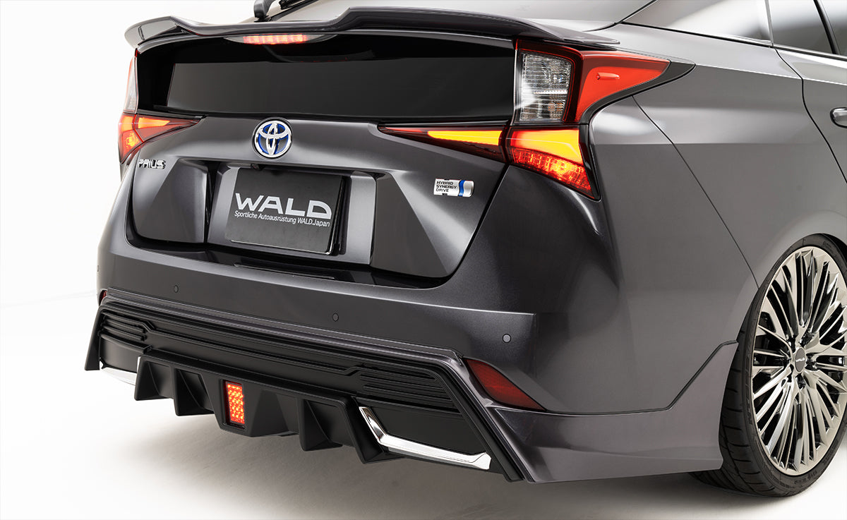 Prius(ZVW50,ZVW51) WALD EXECUTIVE LINE Chrome Garnish for Rear Skirt