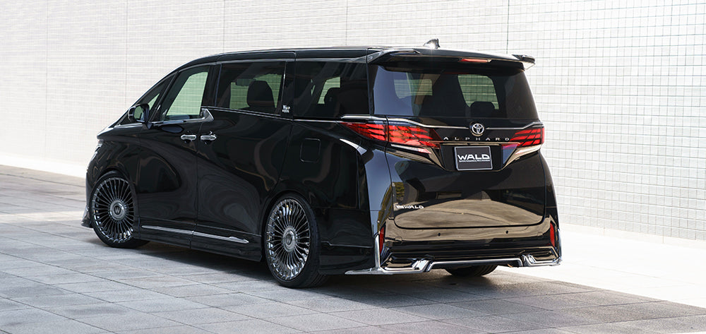 Alphard (AAHH40) WALD SPORTS LINE Chrome Garnish for Rear Skirt