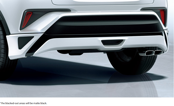 C-HR(ZYX11,NGX10,NGX50) Modellista Rear Skirt (ELEGANT ICE STYLE) (2019-)