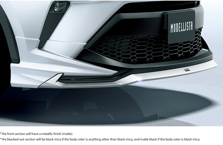 C-HR(ZYX11,NGX10,NGX50) Modellista Front Spoiler (ELEGANT ICE STYLE) (2019-)