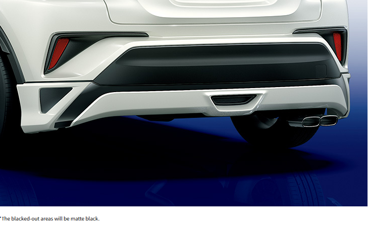 C-HR(ZYX11,NGX10,NGX50) Modellista Rear Skirts (ELEGANT ICE STYLE) (2016-2019)