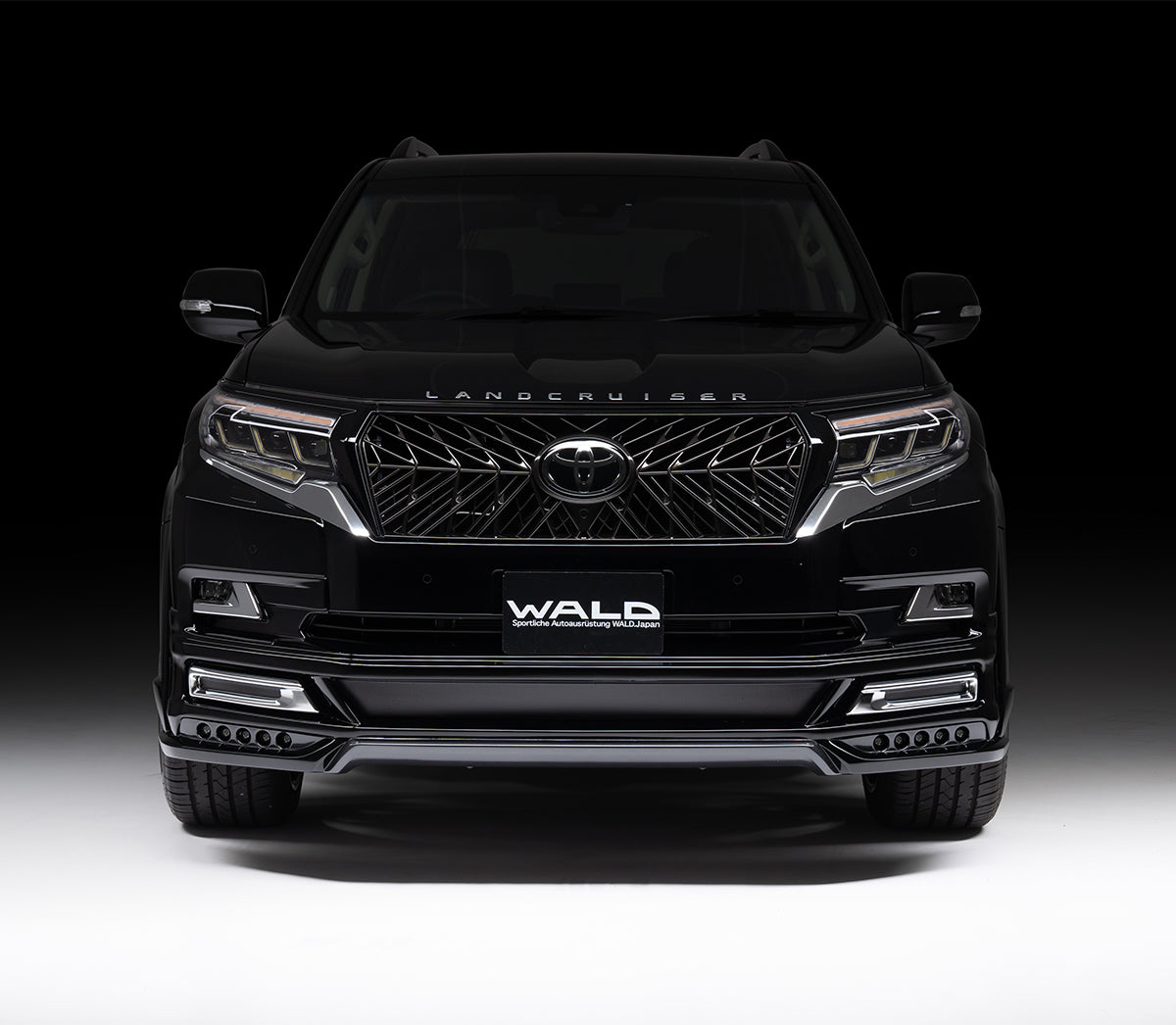 Land Cruiser Prado (TRJ150) WALD SPORTS LINE BLACK BISON EDITION Front Spoiler Ver.2