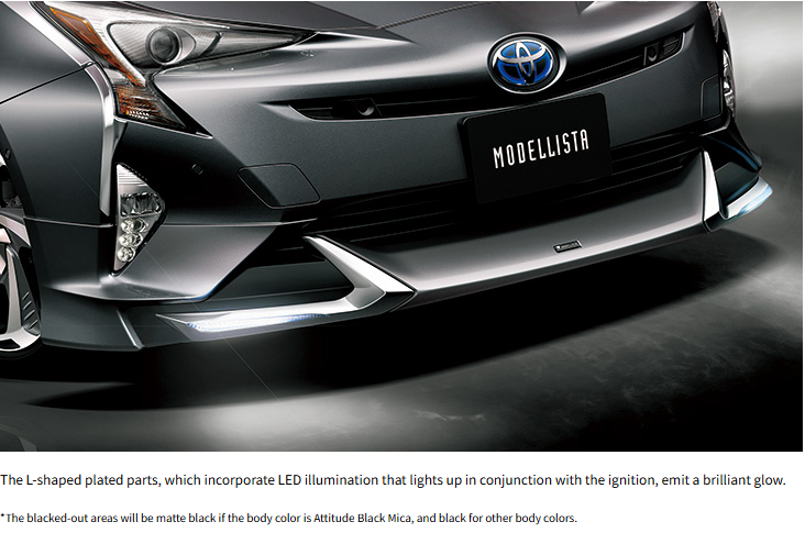 Prius(ZVW50,ZVW51) Modellista (ICONIC STYLE) Front Spoiler