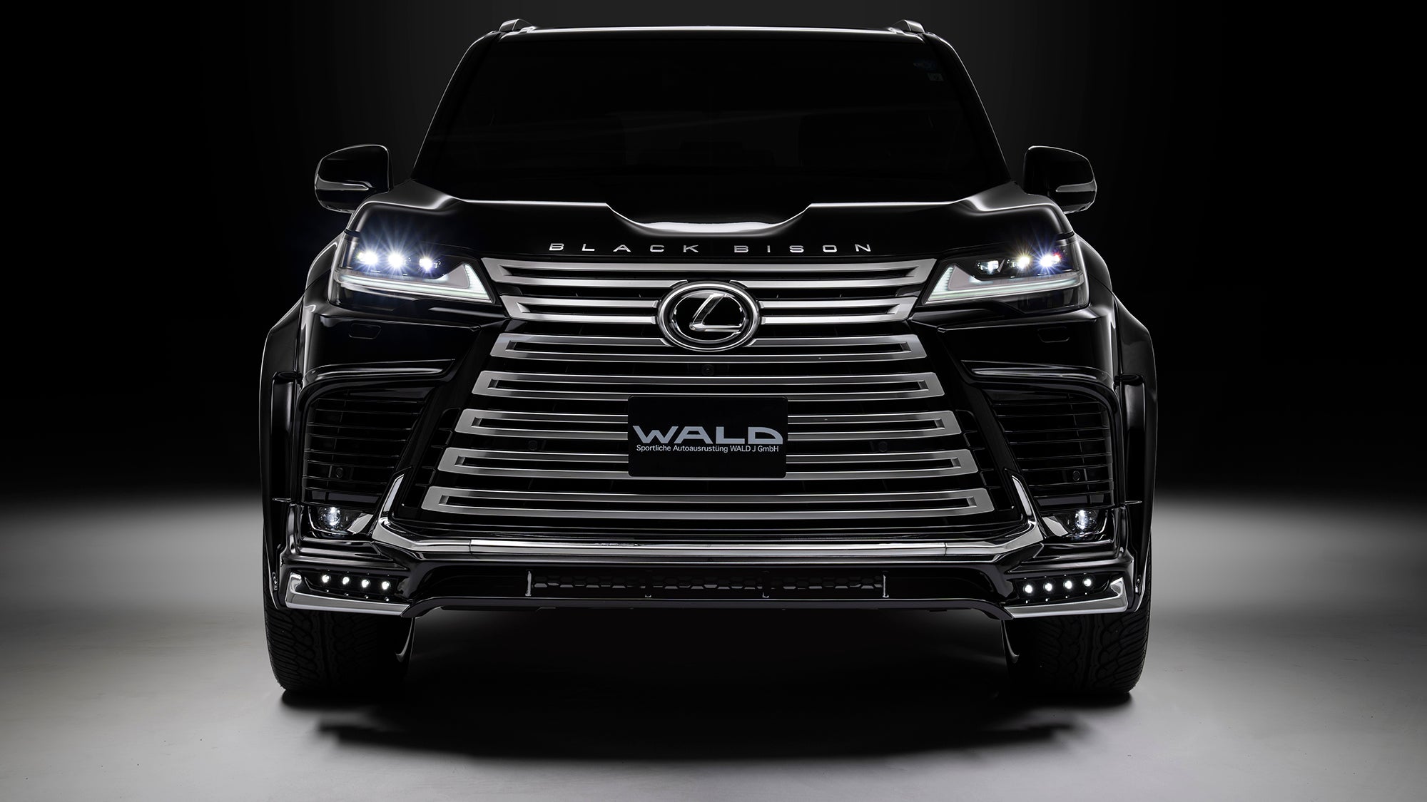 Lexus LX600/700h(VJA/VJH310W) WALD SPORTS LINE BLACK BISON EDITION Front Bumper Garnish