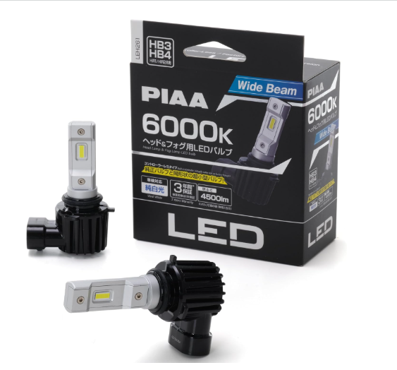 PIAA LED Bulb LEH261 HB3/HB4/HIR 12V 17W 6000K/4500lm