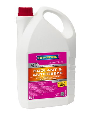 RAVENOL OTC PREMIX COOLANT C12+ (RED) 5L