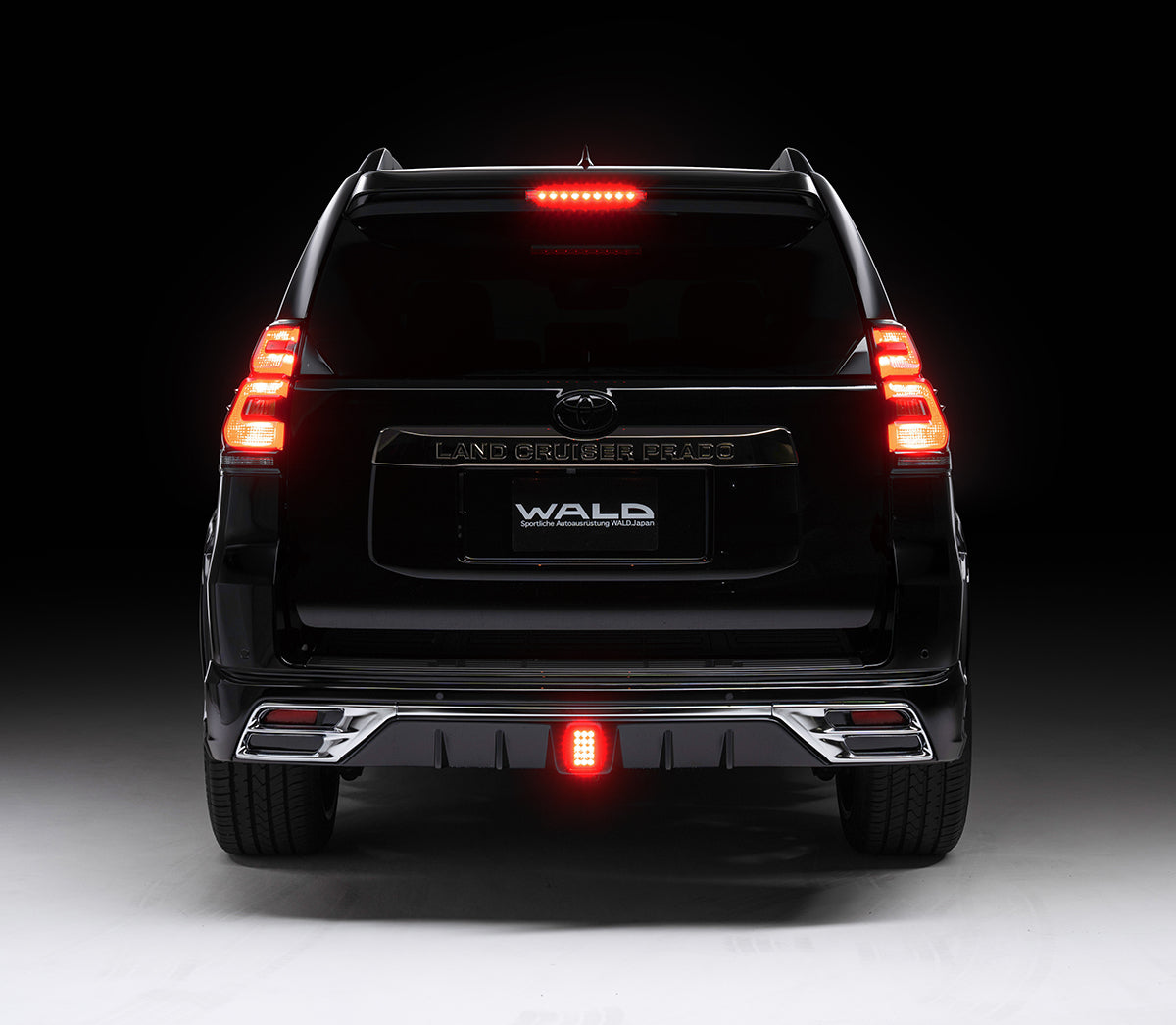 Land Cruiser Prado (TRJ150) WALD SPORTS LINE BLACK BISON EDITION Rear Skirt