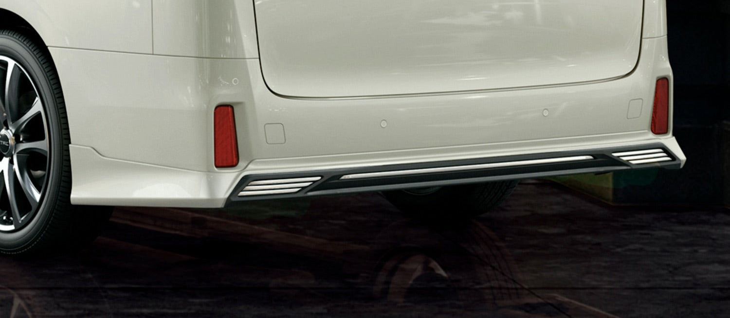 Alphard (AYH30) TRD Rear Bumper Spoiler (for Aero Body)