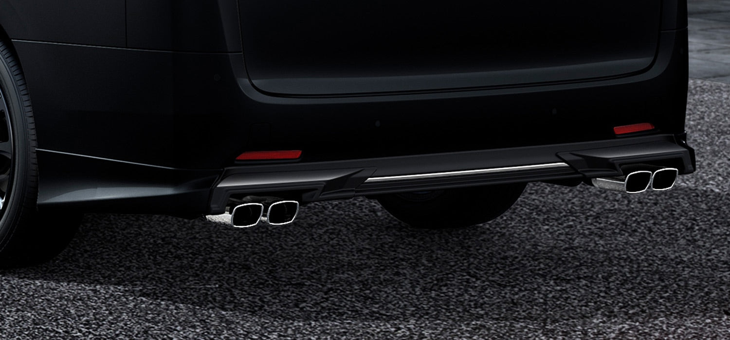 Vellfire (AYH30) TRD Rear Bumper Spoiler & High Response Muffler
