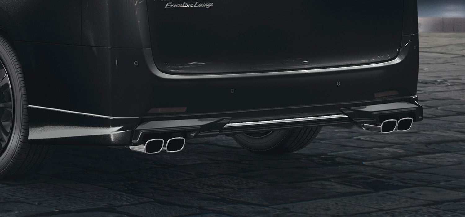 Alphard (AYH30) TRD Rear Bumper Spoiler & High Response Muffler