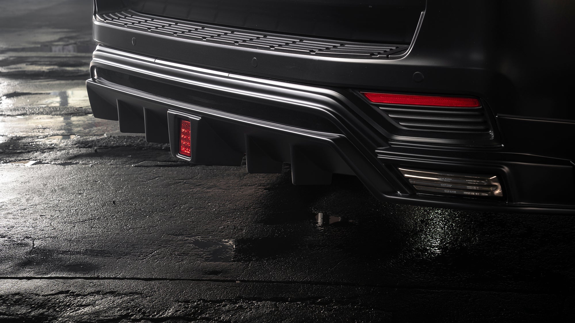 Land Cruiser LC300 WALD SPORTS LINE BLACK BISON EDITION Rear Skirt