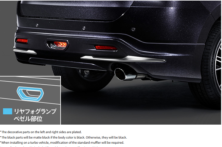 Harrier (ZSU60,ASU60) Modellista (Ver.1) Rear styling kit (for Cold Weather Cars)
