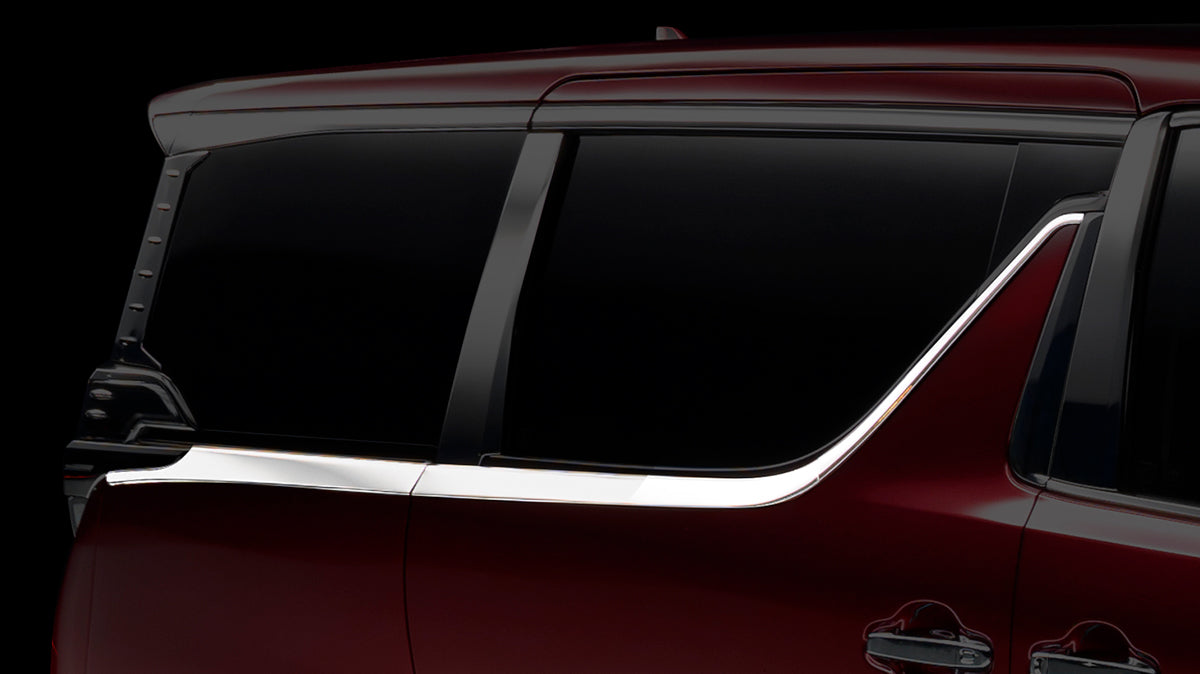 Alphard (AYH30) WALD EXECUTIVE LINE(for Aero Body) Rear window trim (6 pieces)