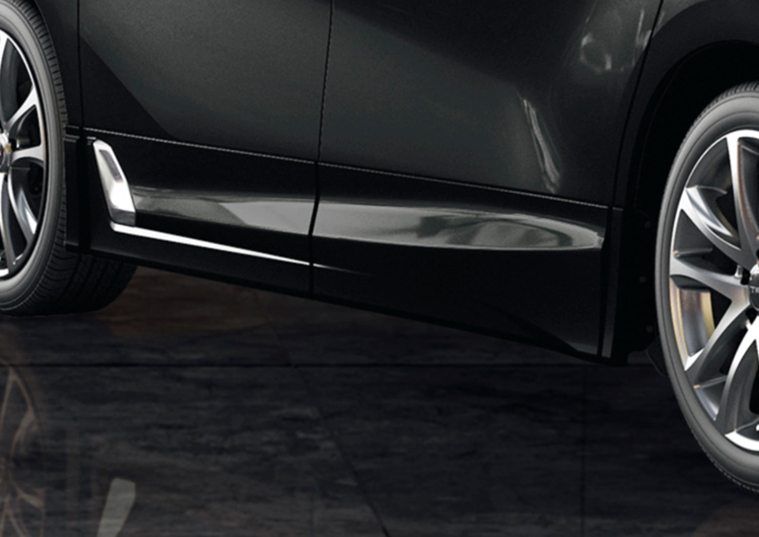 Alphard (AYH30) TRD Side Skirt (For Aero Body)
