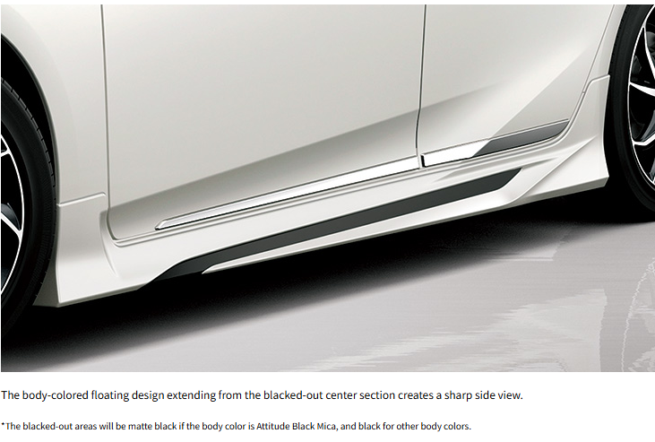 Prius(ZVW50,ZVW51) Modellista(UP-GRADE STYLE) Side Skirts