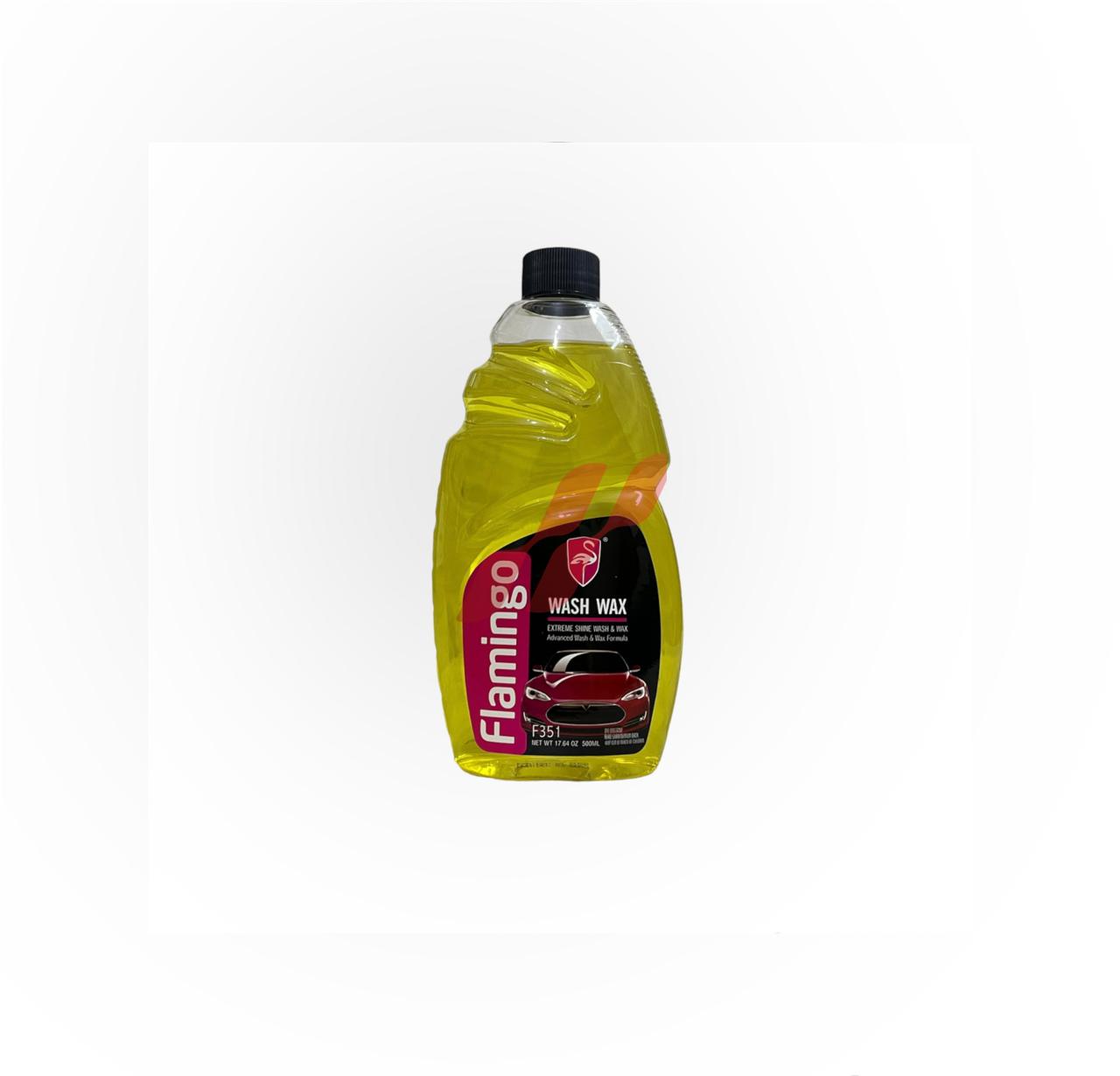 Flamingo Wash Wax (Ultra Shine Wash & Wax) with Advanced Formula 500ML