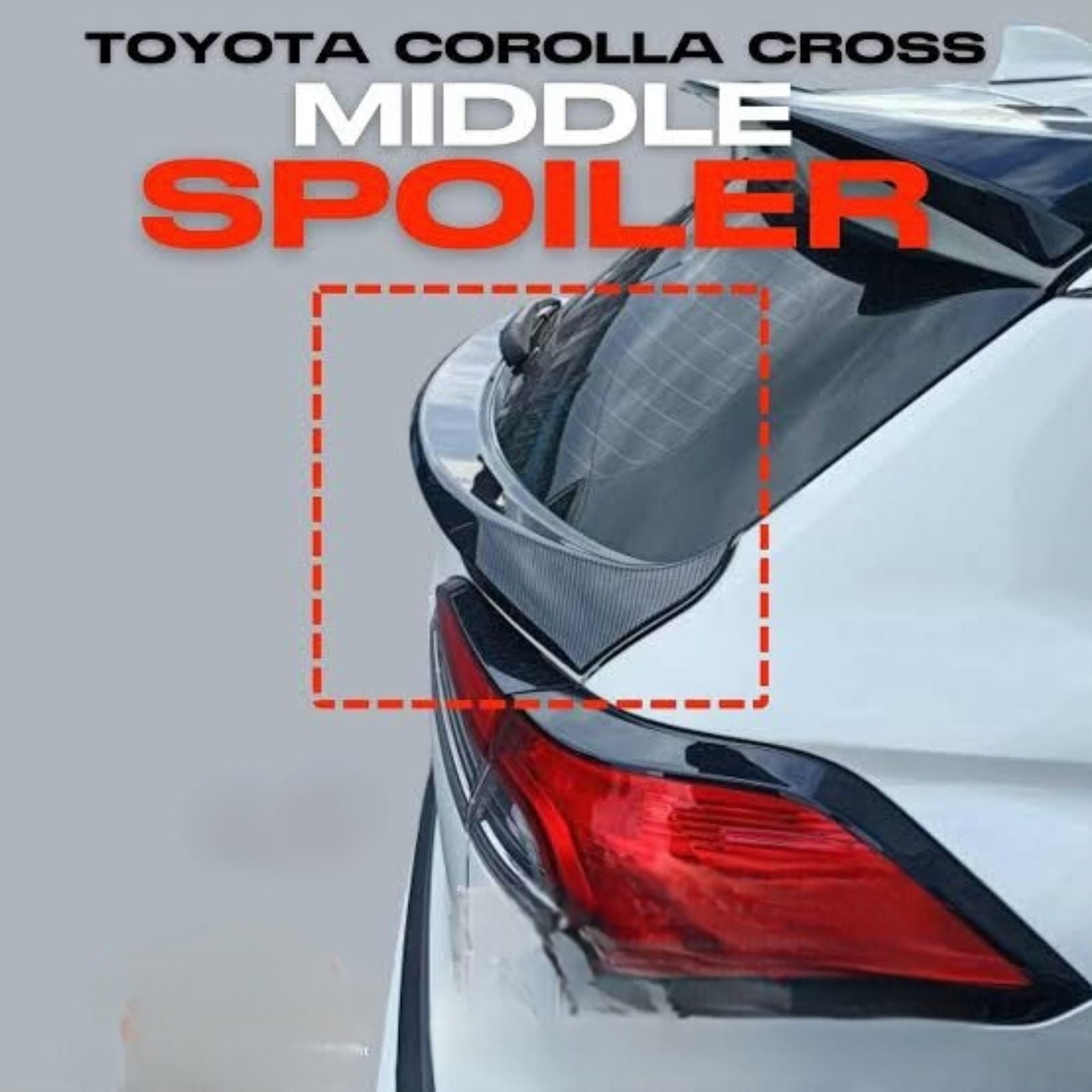 Corolla Cross Middle Spoiler