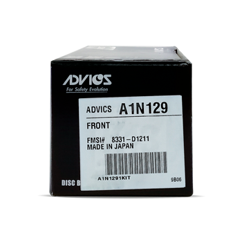 Advics Front Brake Pad A1N129