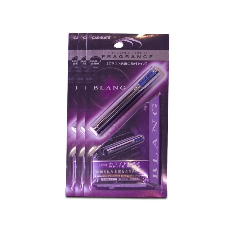 CARMATE BLANG AIR STICK WHITE MUSK H201